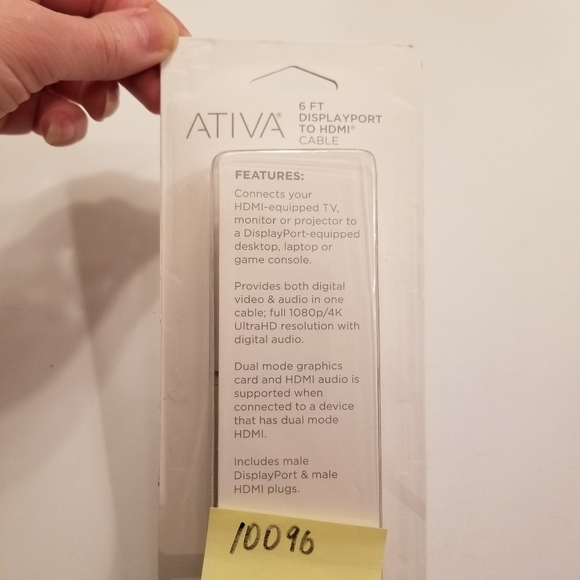 ✅NIB Ativa Displayport to HDMI 6 ft cable - Picture 3 of 7